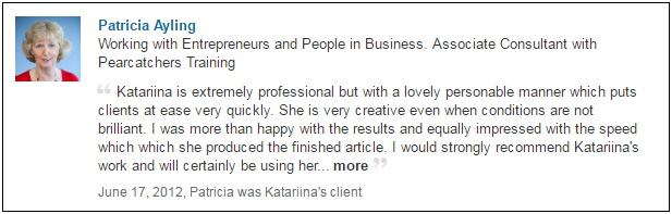 Light Trick Photography portrait testimonial